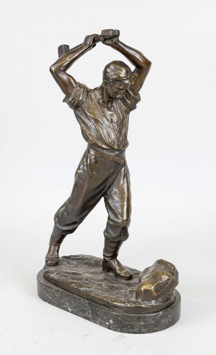Gotthilf Jaeger (1871-1933), sculpteur allemand, é