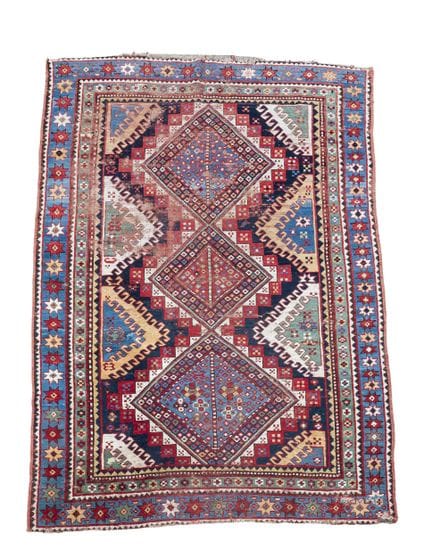 Tapis, Caucase, fin du XIXe siècle, assez usé par 