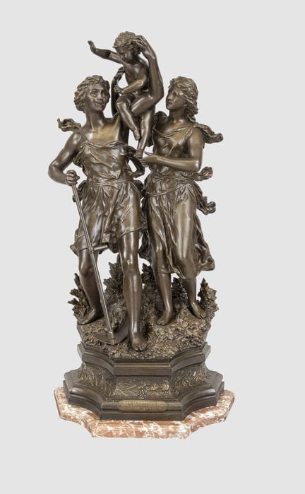 Ernest Rancoulet (1870-1915), grand groupe sculptu
