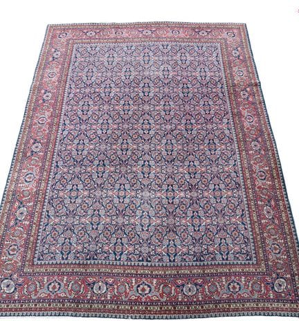 Tapis, Iran, XXe siècle, traces d'usure importante