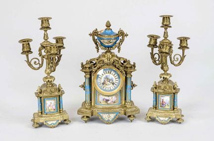 Historicismo - Conjunto de relojes de 3 piezas, Fr