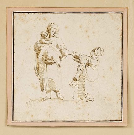 Pietro Antonio Novelli (1729-1804), Studie einer F