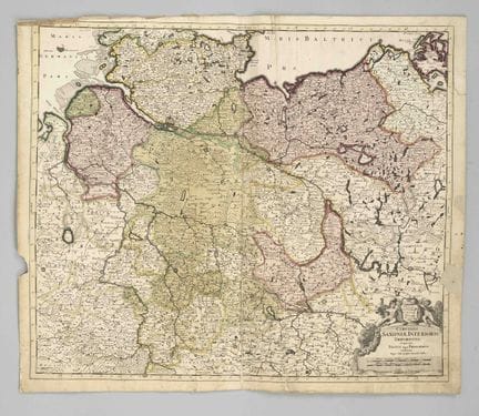 Mapa histórico del norte de Alemania --  «Circulus