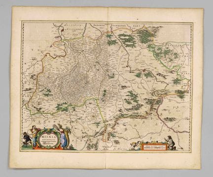 Mapa histórico de Meissen y sus alrededores — «Mis