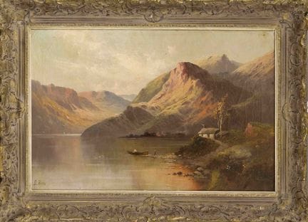David Hicks, British landscape painter, circa 1900
