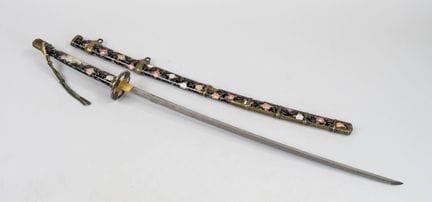 Katana con montature in cloisonné, Giappone, 1900 