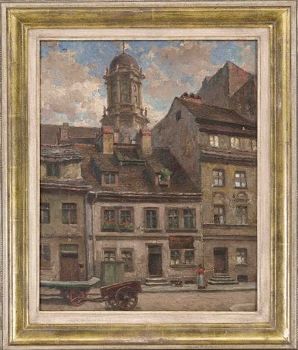 Unknown Berlin painter, circa 1900; view of Old Be