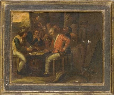 Peintre de genre néerlandais du XVIIe siècle, scèn