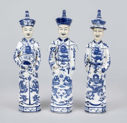 3 Generationen chinesische Kaiser, China, 19. Jh. 