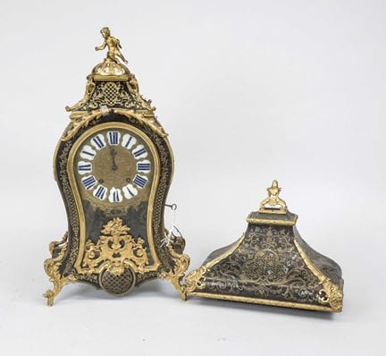 Reloj barroco de estilo Boulle, Francia, hacia 170