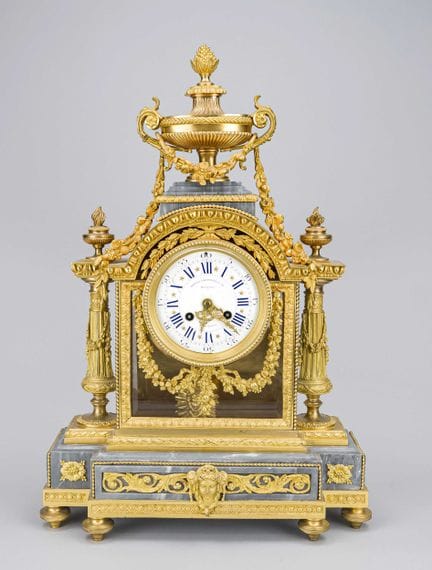 Historicismo - Reloj de chimenea, Francia, hacia 1
