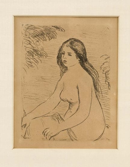 Auguste Renoir (1841-1919), ''Femme nue assise'', 