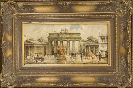 Horst Miesler (b. 1934), German veduta painter, hi