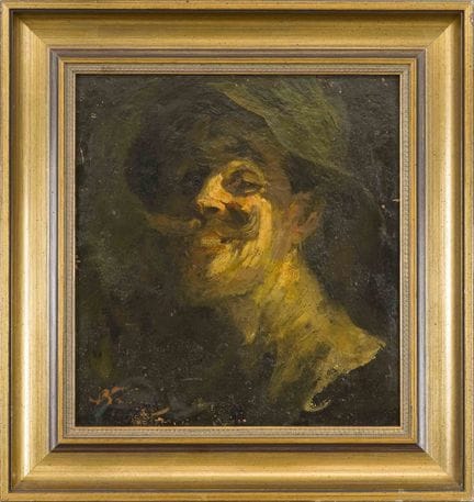 Unknown South German painter, circa 1900; portrait