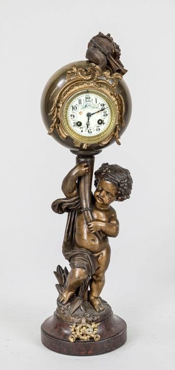 Historicismo - Reloj de péndulo con figura, Franci