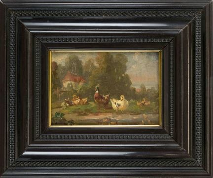 Louis Reinhardt (1849–1870), Landscape with Ducks,