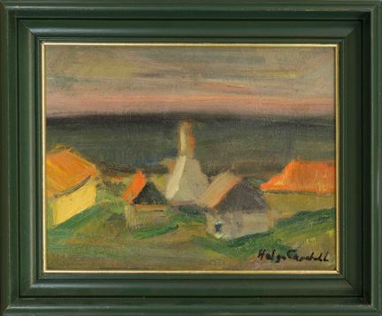 Helge Cardell (1902–1972), Swedish painter, *Villa
