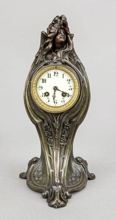 Art Nouveau - Reloj de mesa de alrededor de 1890, 