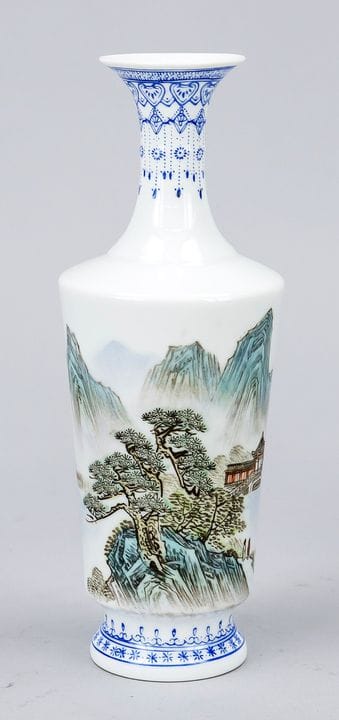 Jarrón de porcelana de cáscara de huevo, China, si