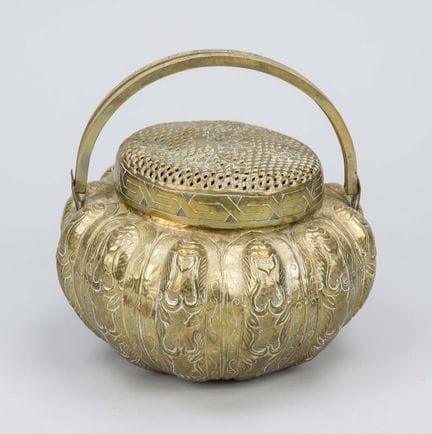 Piccolo braciere/bruciatore per incenso, Cina, 190