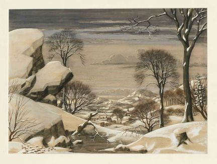 Werner Peiner (1897-1984). Weitläufige Winterlands