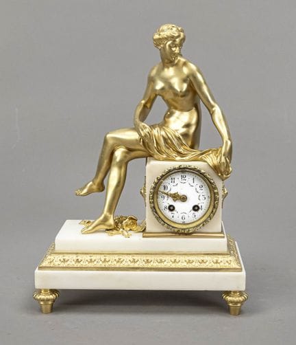Historicismo - Reloj de péndulo con figura, Franci