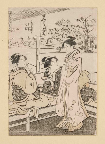 Xilografia a colori ukiyo-e di Torii Kiyonaga, Gia