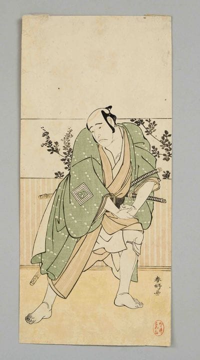 Stampa ukiyo-e a colori di Katsukawa Shunsho, Giap