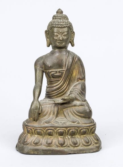 Buddha Shakyamuni, Tibet, XIX/XX secolo, lega di r