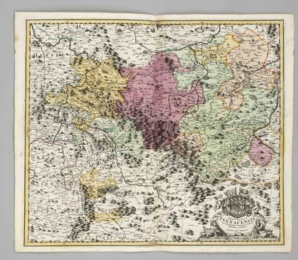 Mapa histórico del Principado de Eisenach, «Princi