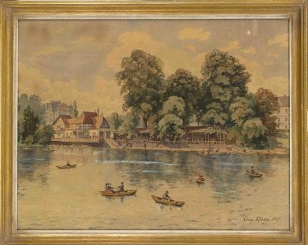 Caspar Risse (1850-1923), deutscher Landschafts un