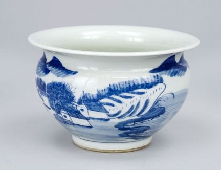 Censer/Räuchergefäß mit Landschaftsdekor, China, u