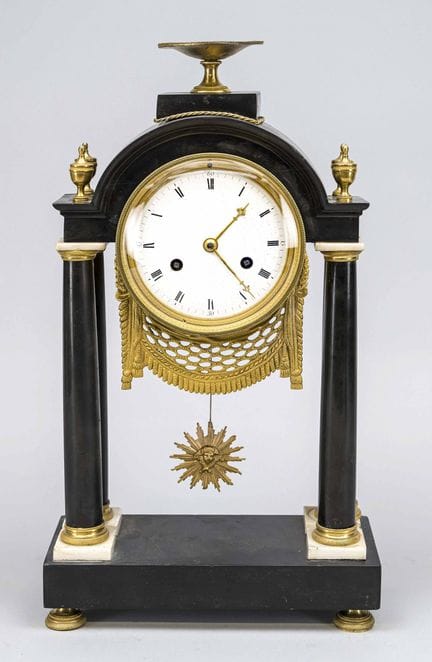 Estilo Imperio - Reloj de portal, Francia, hacia 1