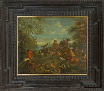 Peintre de cour du XVIIIe siècle, paysage représen