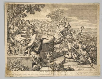 Pietro Aquila (1650-1692), grande incisione su ram