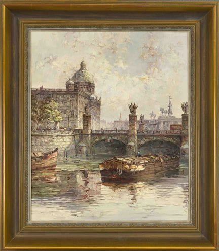 Horst Miesler (b. 1934), German veduta painter, Vi