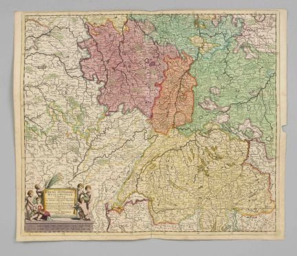 Mapa histórico del curso superior del Rin — «Accur