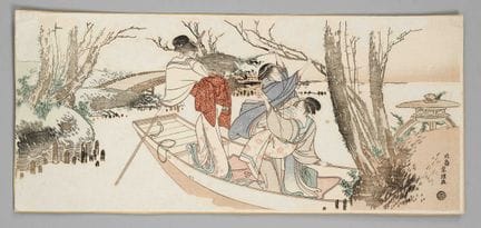 Stampa ukiyo-e a colori di Katsushika Hokusai, Gia