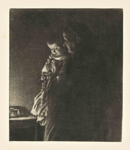 Leopold von Kalkreuth (1855-1928), ''Ninnenei und 
