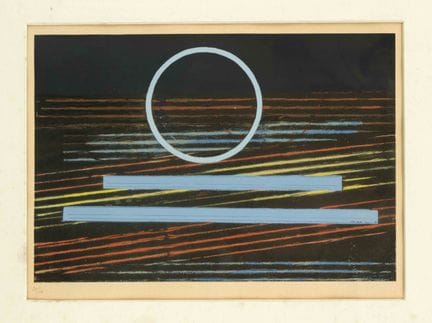 Max Ernst (1891-1976), «El mar», serigrafía en col