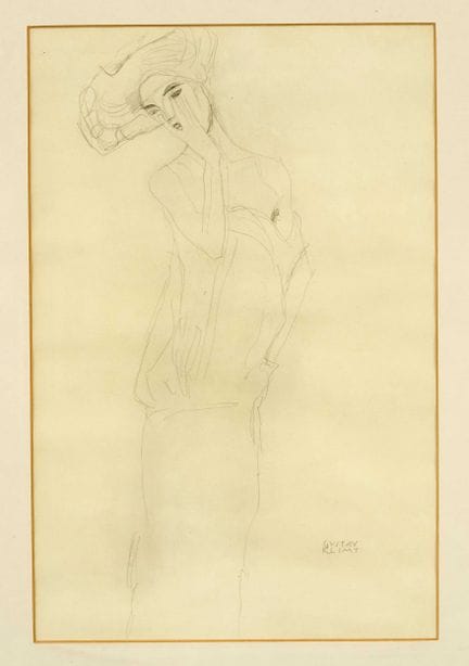 Gustav Klimt (1862-1918), due stampe offset tratte