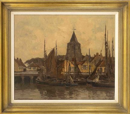 Wilhelm Hambüchen (1869-1939, pintor alemán de pai