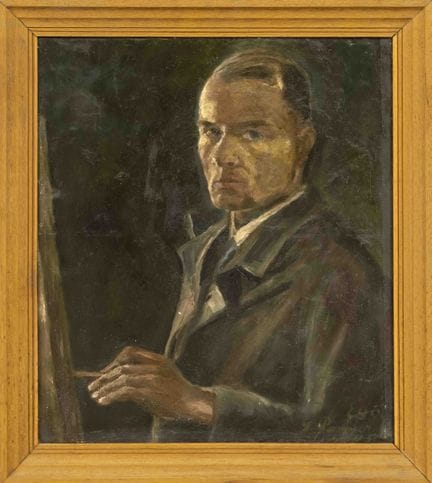 Artista sconosciuto degli anni ’30, autoritratto d