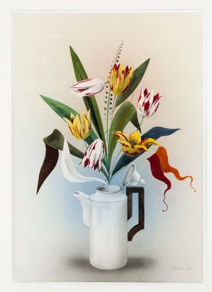 Alois Janak (1924-2024), grande natura morta con m