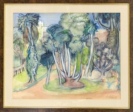 Kurt Kühn (1880-1957), pittore nato a Dresda, alli