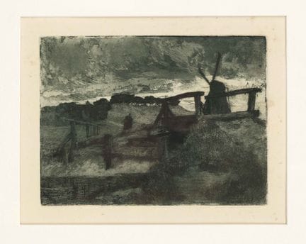 Fritz Overbeck (1869-1909), dt, Maler und Grafiker