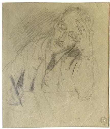 赫尔塔·马肯森（1884-1949），沃普斯韦德女画家，其日后丈夫弗里茨·马肯森（1866-1953