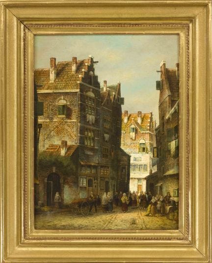 Jan van Delft (1928-?) (atr.), vista de un casco a