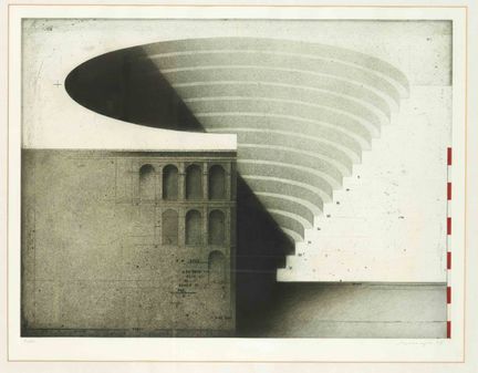 Friedrich Meckseper (1936-2019), motivo architetto