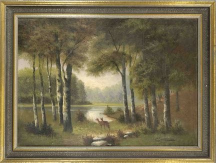 C. Bechstein, pintor alemán de alrededor de 1900, 